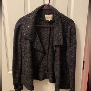 Loft Tweed Moto Jacket
